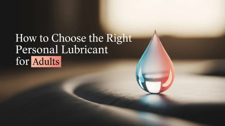 How to Choose the Right Personal Lubricant for Adults