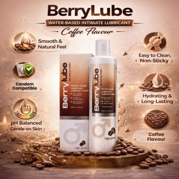 BERRYLUBE WATER-BASED LUBRICANT – COFFEE AROMA