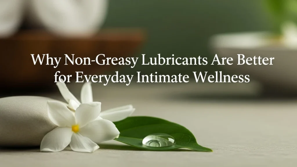 Why Non-Greasy Lubricants Are Better for Everyday Intimate Wellness