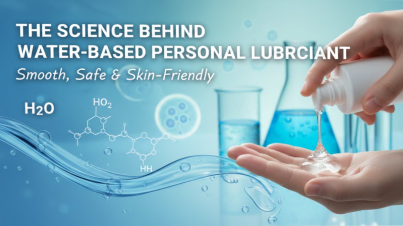 The Science Behind Water-Based Personal Lubricant: Smooth, Safe & Skin-Friendly